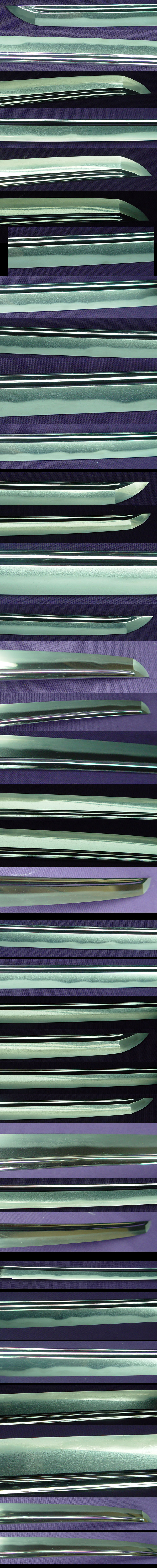 Juyo Token Taima - Close up of blade showing the excellent work and activity