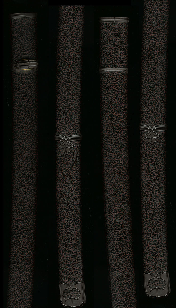 Juyo Token Taima - Perfect condition Saya design of clouds, complete with matching handachi fittings