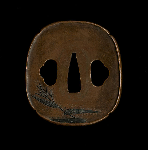 Back side of tsuba